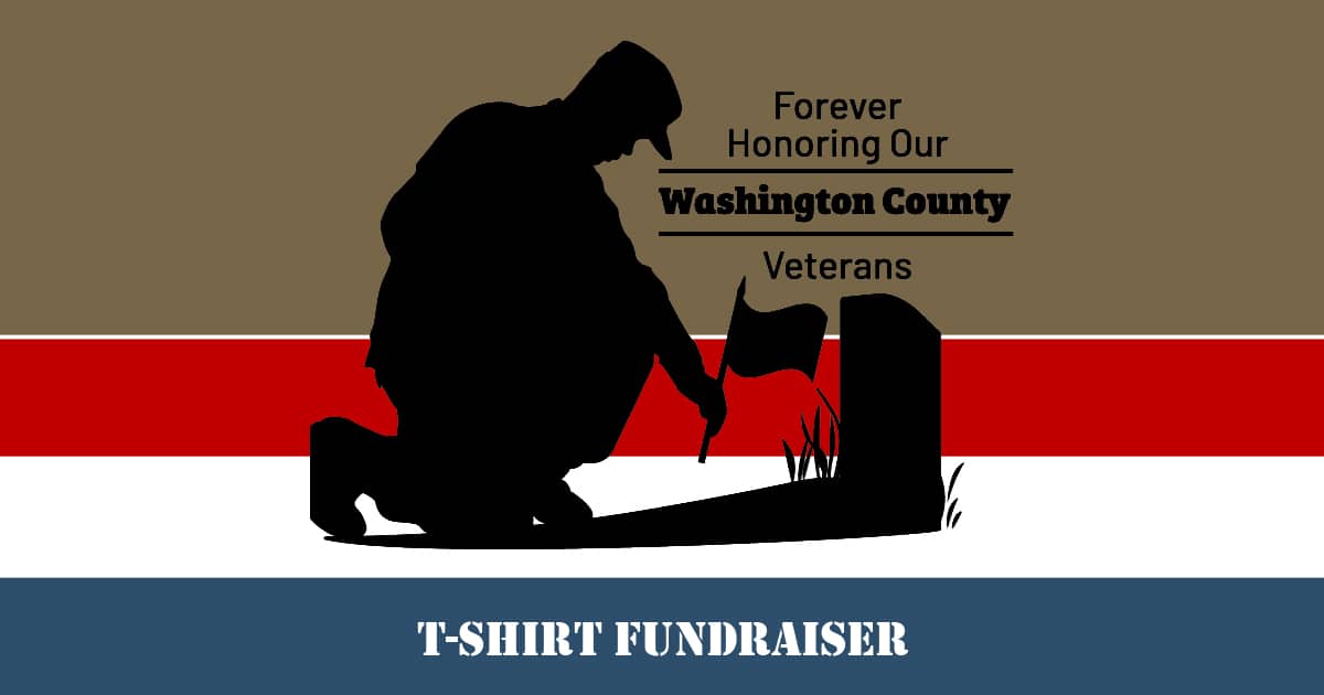 Veterans tshirt Fundraiser promo