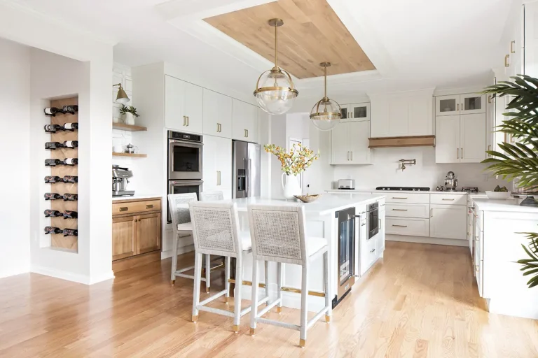 modern kitchen with showplace cabinetry