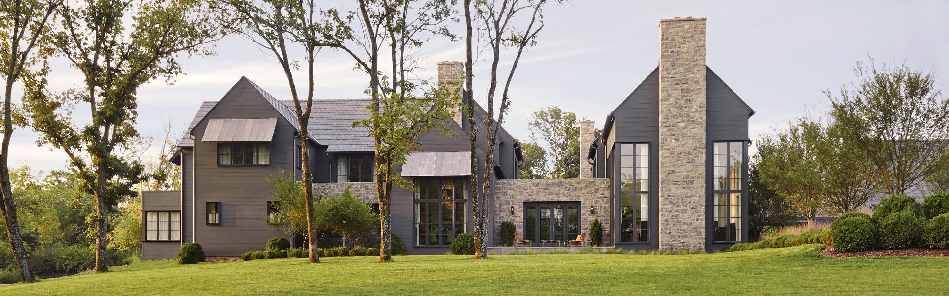 home exterior with marvin windows