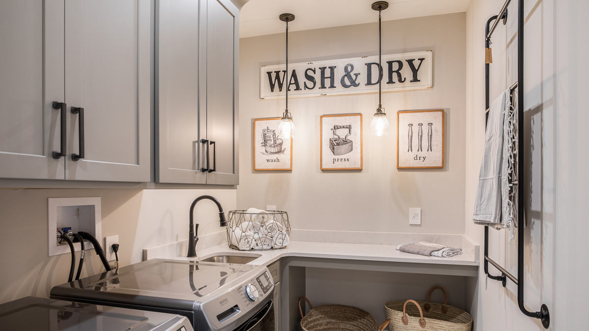 laundry room with showplace cabinetry