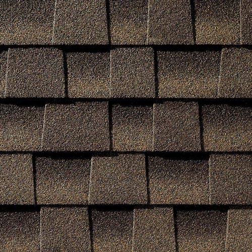 GAF HD barkwood shingles