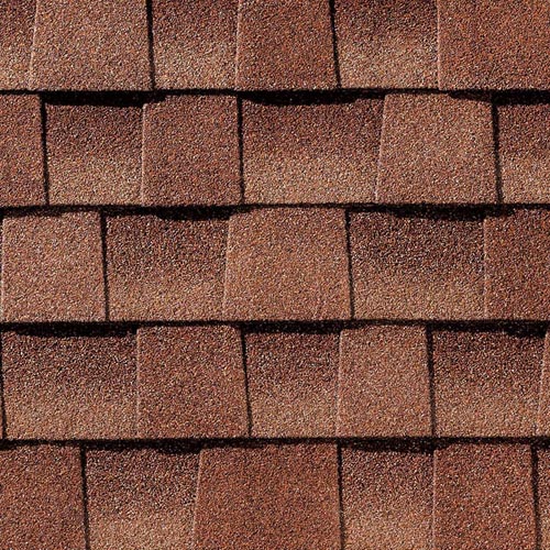 GAF HD sunset brick shingles