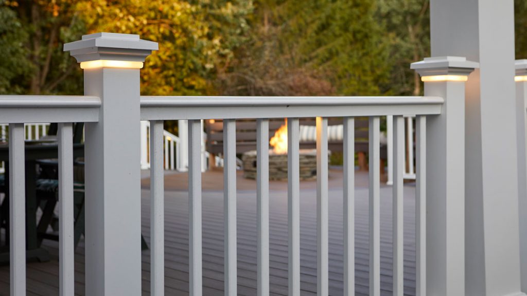 TimberTech illuminated deck railing